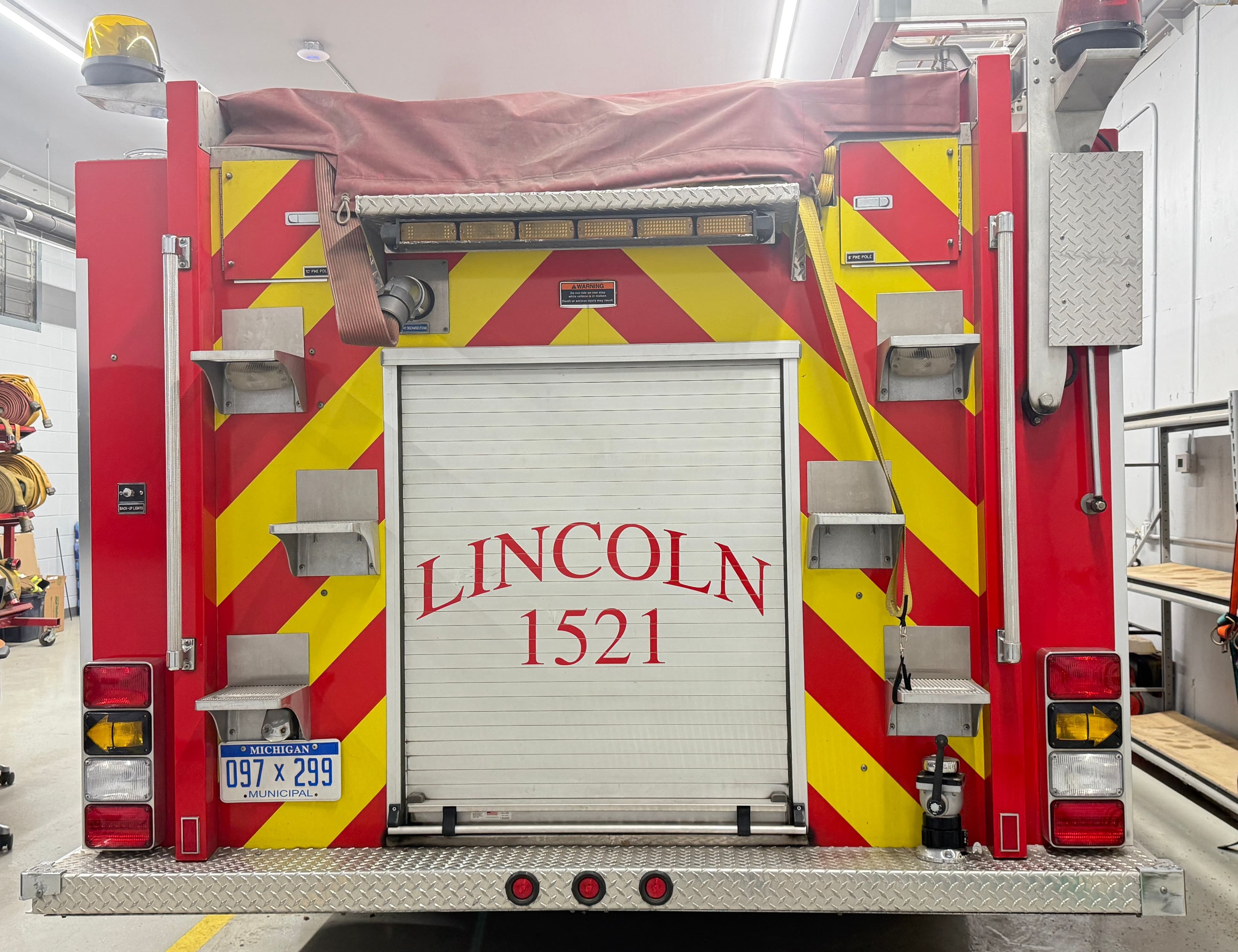 Engine 1521 Rear View